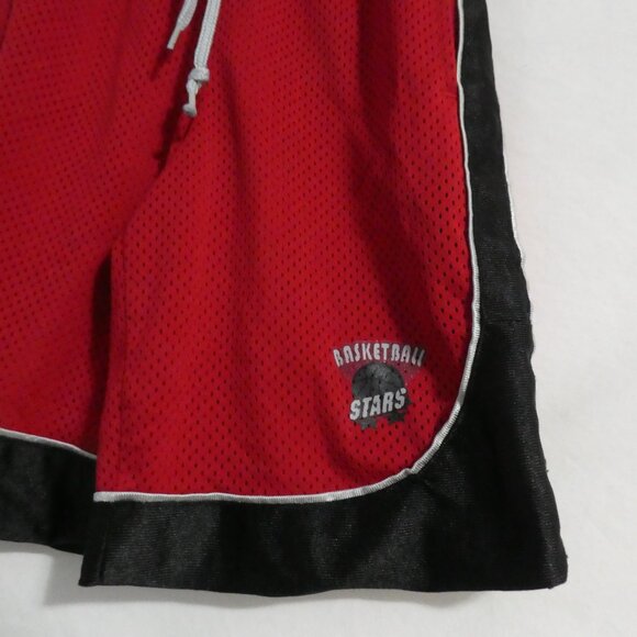 ATHLETIC WORKS | Boys 6X | Red Basketball Shorts | Basketball Stars - Picture 8 of 15